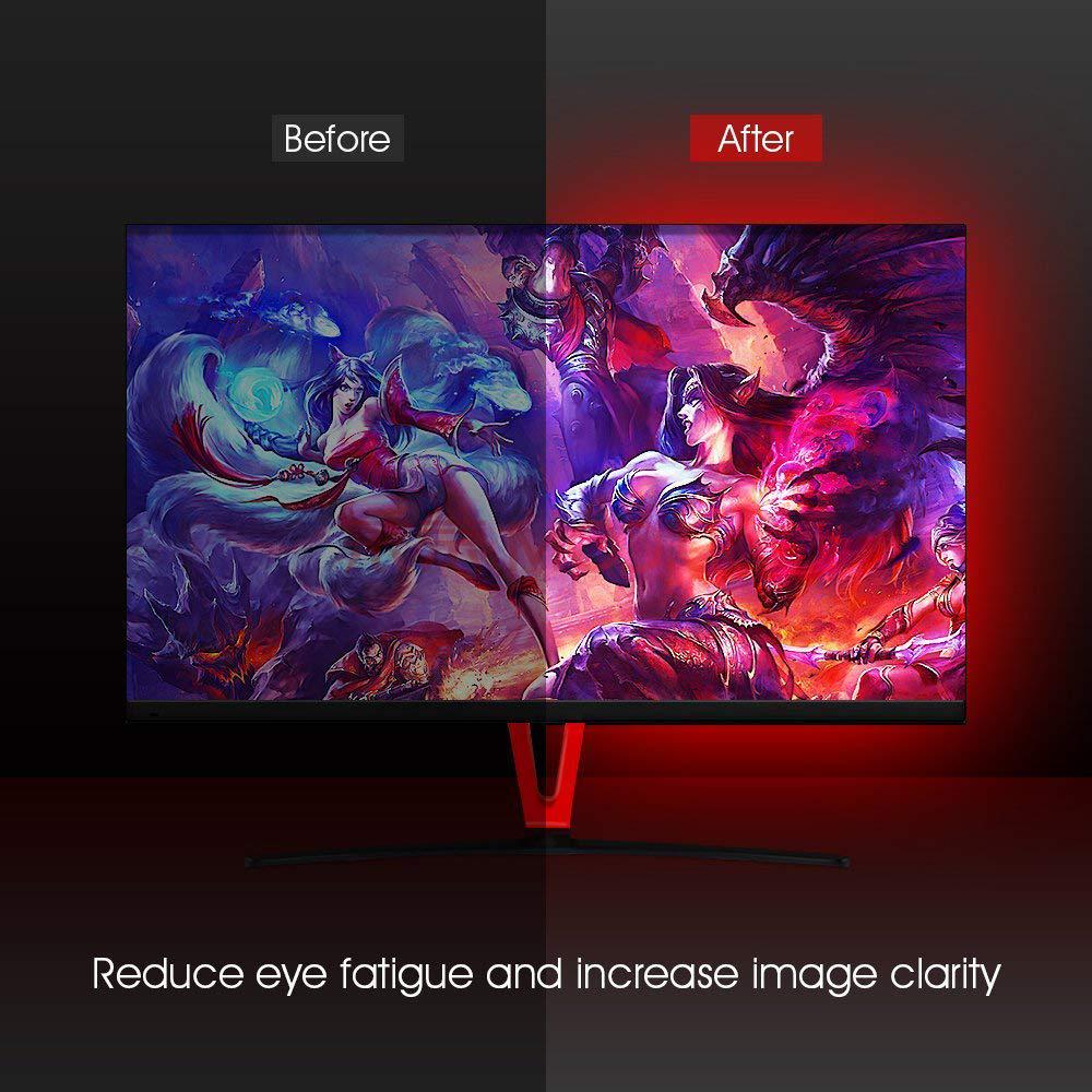 4 * 50cm USB LED Strip Lights Kit Flexible Home LED Tape Strip TV Backlight