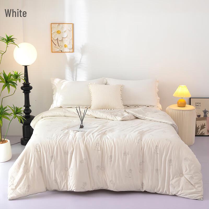 

Washed Cloud Feather-Silk Blended All-Season Quilt