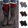 Calf Covers for Winter Socks Trim Knitted Pair Lace Boots 1 Thick Keep Warm Over-the-Knee