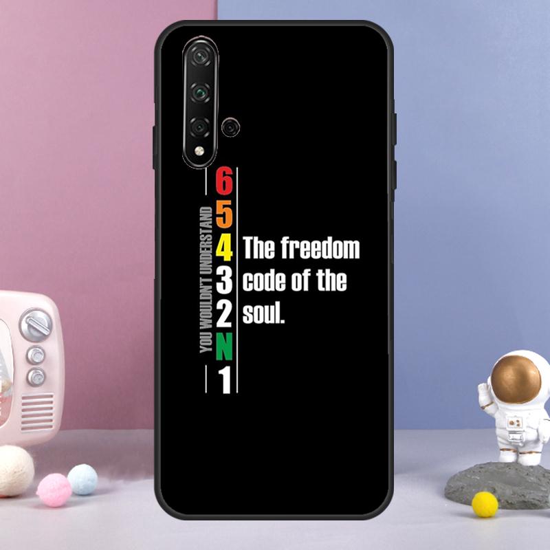 1N23456 Motorcycle For Huawei Nova Y60 Y61 Y70 Y72 Y73 Y90 Y91 9 10 SE 7i 8i 11i 12i P30 P40 Lite P60 Pro Case