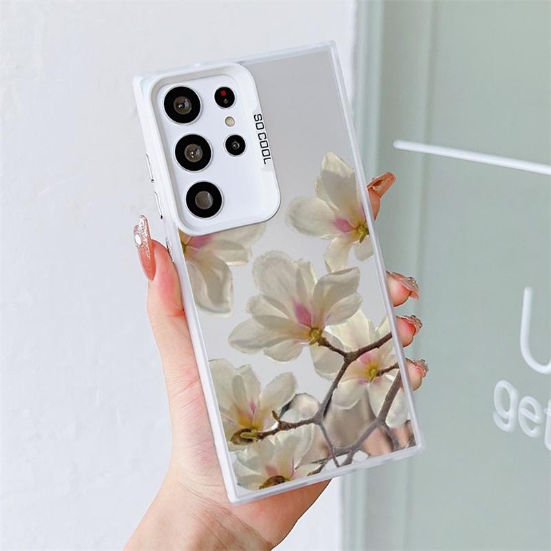 Jolie Coque Fleur de Magnolia Pour Huawei Honor 600 400 200 Magic 7 Lite 5 Pro 70 50 X9D X7D X6D X6C X6B X9B X7B X8A X7A X9A X9 Housse