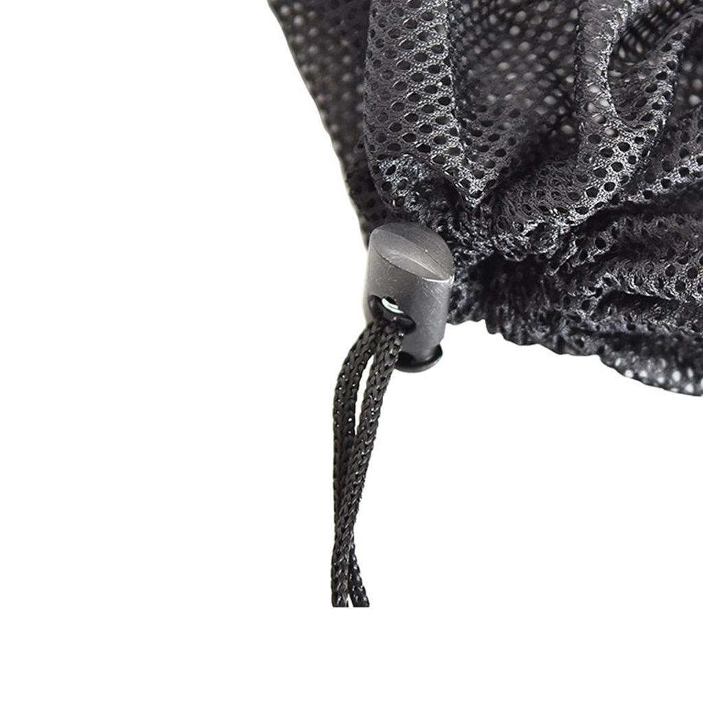 Underwear Storage Bag, Black Mesh Shopping Storage Bag, Golf Bag, Mesh Holes, Various Specifications, Reusable, 5 Piece