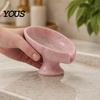 Non-foaming Soap Dish Self Draining Dish, 3D Printed Holder, Multi-functional Smooth Curve Tray Sink Organizer for Shower, Bathroom, Kitchen
