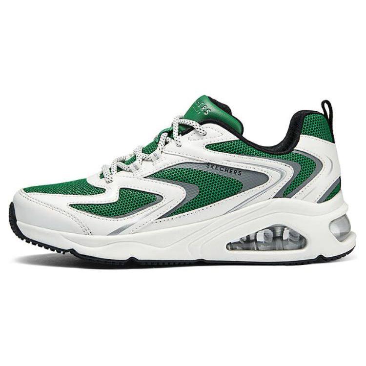 Skechers Comfortable Shock Absorbing Low Top Casual Shoes Women sneakers Green White 177424-WGRN 35