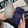 Jewish Hanukkah Mobile Phone Case for Samsung Galaxy M55 54 42 35 34 33 32 23 22 15 14 13 12 F55 5G Colorful Cover Pretty Luxury