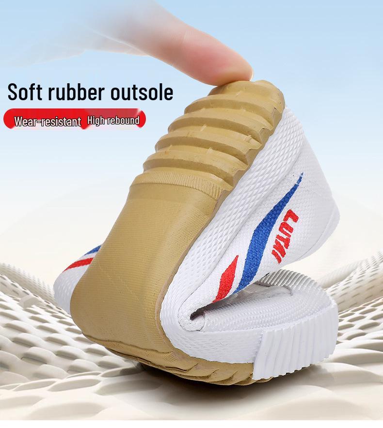 Lutai Kids' Athletic Shoes: Martial Arts, Track & Field, Training, Running, Little White, Canvas & More