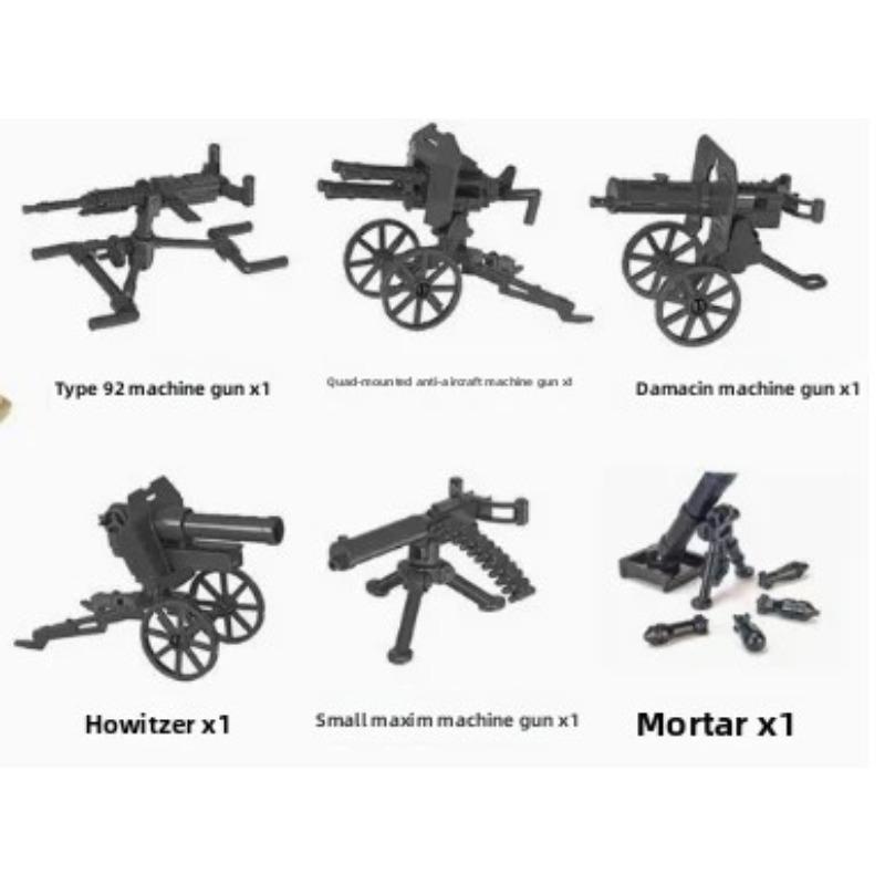 Colecție set păpuși Al Doilea Război Mondial seria militară arme saci de nisip Figurine Jucării de Asamblat Creeper pentru Copii Jucării Educative