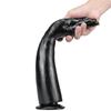 Realistic Long Hand Dildo for Men And Women Black Lifelike Butt Plug with Strong Suction Cup Huge Anal Stretching Plug