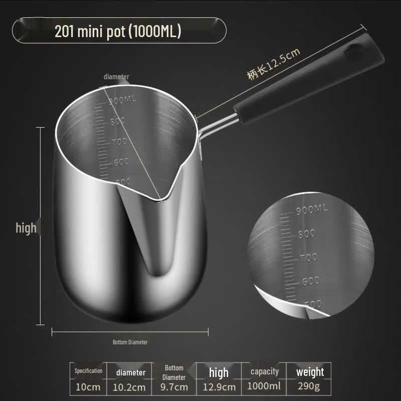 Stainless Steel Hot Oil Drizzler Pot
