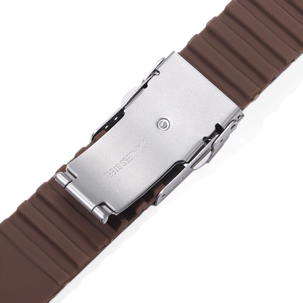 Silikonowy Pasek do Zegarka 18mm 20mm 22mm 24mm z Szybkim Mocowaniem do Huawei Watch GT4/GT3 46mm do Seiko do Omega do Fossil Gumowe Paski