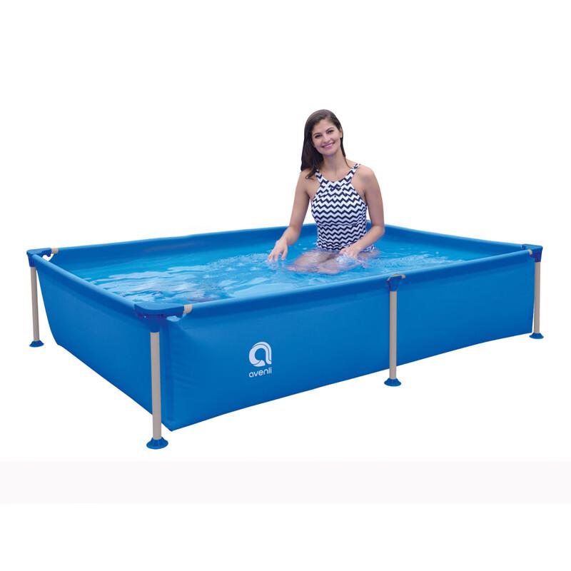 WEZHO Rectangular Frame Family Swimming Pool