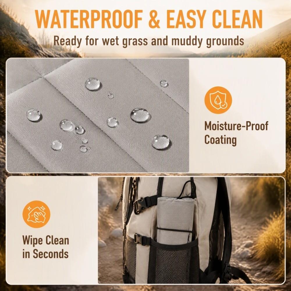 Water Proof Camping Sitting Cushion Lightweight Dirt-Blocking Mat Foldable Seat Pad Travel