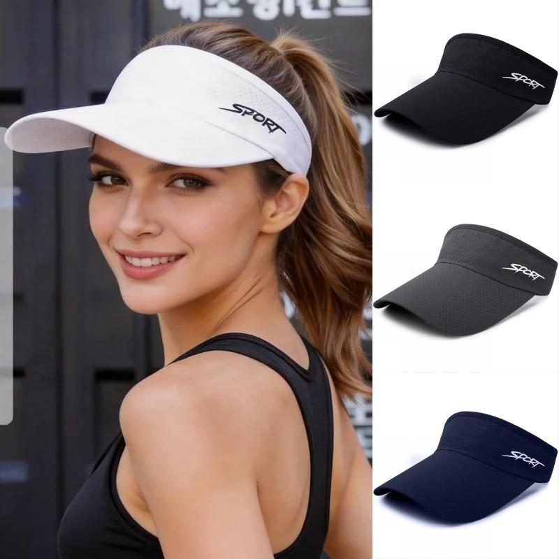 Summer Top Empty Quick Drying An-Ti Uv Sunhat Sun Protection Golf Baseball Cap Visors Sports Tennis Running Gym Sunscreen Visors
