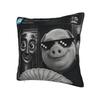 Tung Tung Tung Sahur John Pork Meme Brainrot Pillowcase Printing Cushion Cover Decorative  Throw Pillow Case Cover Home Square