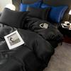 3 Piece Solid Color Premium Luxury Set, One Duvet Cover and a Pair of Pillowcases (no Padding), Suitable for the Bedroom