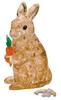 Crystal Puzzle Rabbit Brown 50234 43-piece