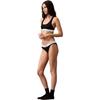 Calvin Klein Letter Low Rise Slim Fit Triangle Underwear Women underwear Black 0000F3787E-001
