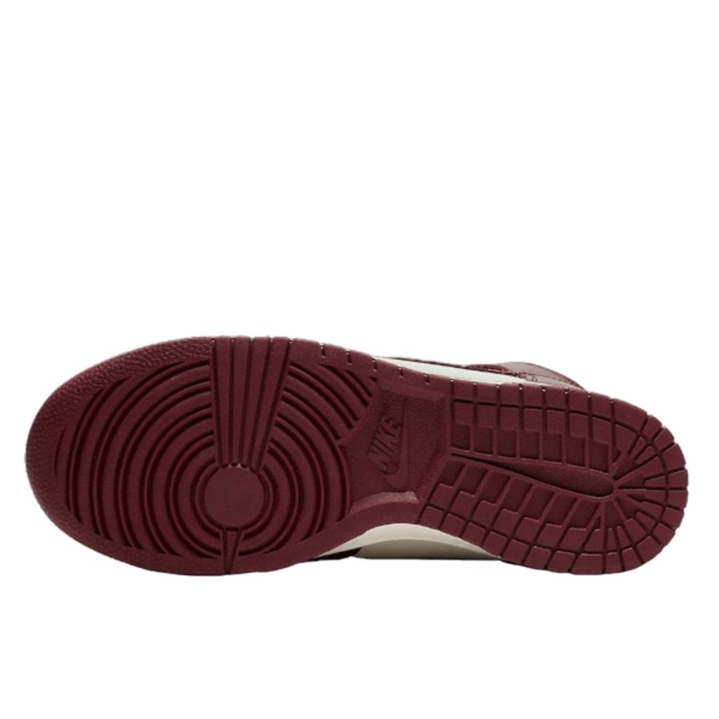 Nike Dunk High Sail Team Red