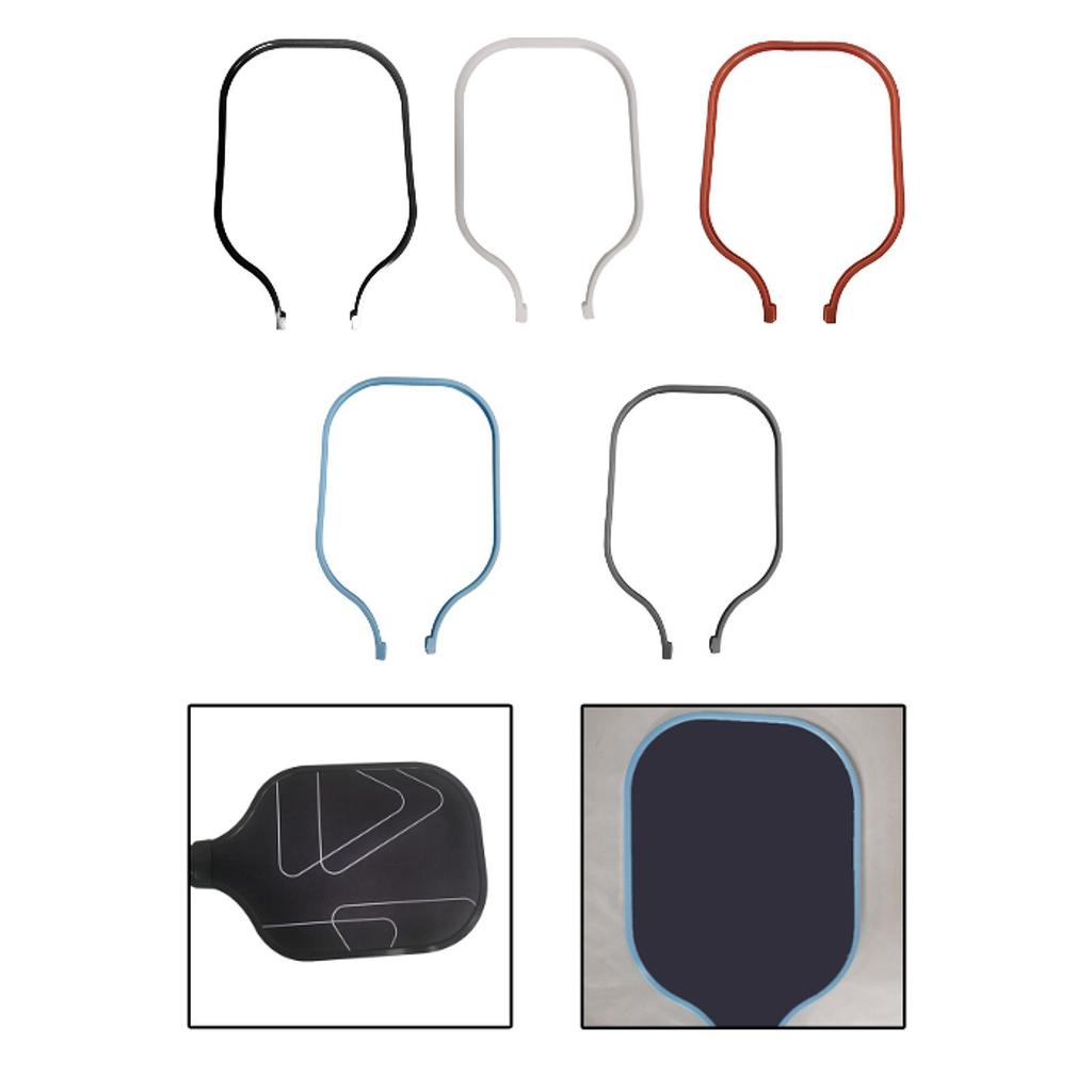 Pickleball Paddle Edge Guard Wear Resistant Pickleball Racket Accessory Fit Perfectly Curved Edge Pickleball Paddle Edge Strip