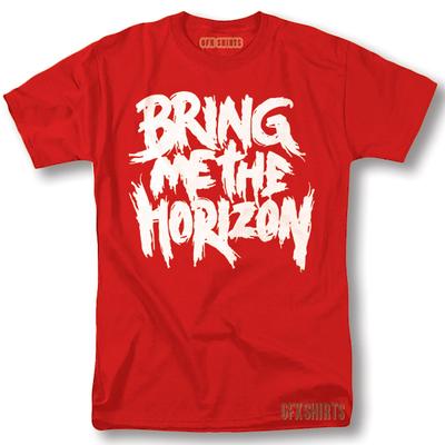 Camiseta de Bring Me The Horizon Camiseta con Diseño Gráfico Vintage de Gira de Concierto de Rock