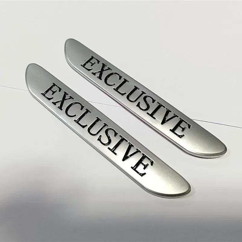 3D Metal EXCLUSIVE Side Fender Stickers Emblem Badge Car Styling Accessories for Mercedes Benz VITO C180 W205 W213 E300 E200 AMG