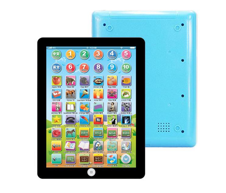 Bilingual Children's Tablet: English-Russian Educational Learning Machine with Reading Pen and Story Function