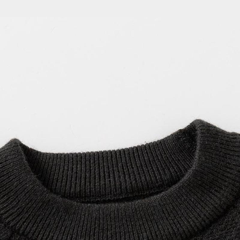 Boys' Autumn and Winte Pullover Sweater Baby Cartoon Lion Knitted Sweater Children's Thread Clothes Children's Clothing