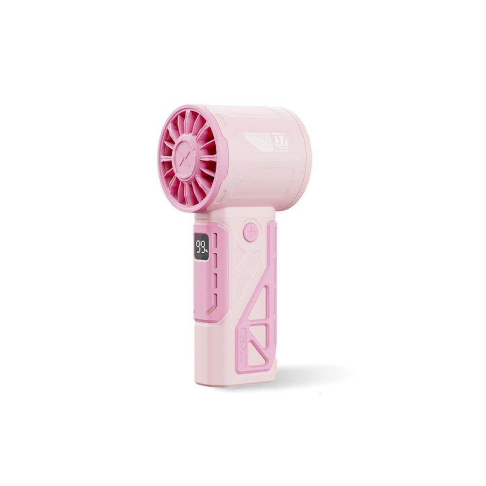 Rechargeable Handheld Turbo Fan 100 Gear Wind Fast Cooling Fan Mini High-speed Fan  Summer Supplies