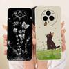 Für Oppo Realme 14 Pro 5G Hülle Neue Katze Blume Weiches Silikon Cover Für Realme 14Pro 14 Pro 5G Handyhülle Stoßfeste Capa
