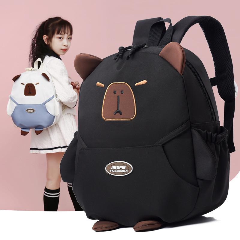 Eyecatching Kindergarten Lightweight Backpack For Boys And Girls Featuring Adorable Cartoon Characters In Various Colors