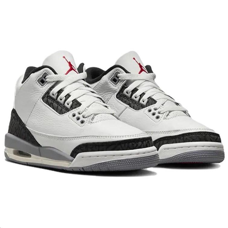 (GS) Air Jordan 3 Retro 'Cement Grey' Kids' DM0967-106
