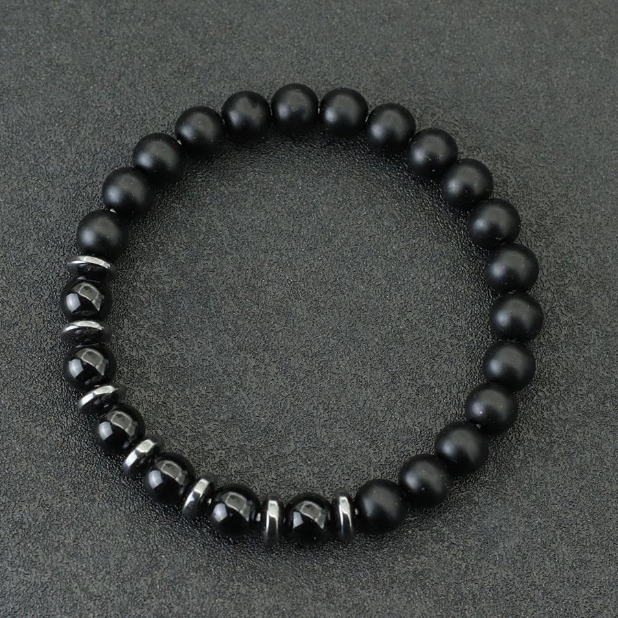 

Unique Mens Bracelet Blue Tiger Eyes Beads Braslet Meditation Yoga Chakra Braclet Gemstone Stretch Beaded Brazalete Gift For Him