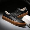 Men's Shoes Genuine Leather White Casual Shoe Luxury Brand Comfort Skateboard Sneakers Fashion Designer Tenis Shoes Moccasins