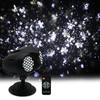 Christmas Dynamic Snowflake Projector Lights Outdoor, Owl Shape Apperance Design, IP65 Waterproof Indoor and Outdoor Snowfall Landscape Light for Xmas