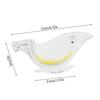 Acrylic Lemon Clip Boat-Shaped Lemon Squeezer Transparent Fruit Juicer Manual Citrus Juicer Kitchen Gadget