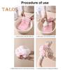 2Pcs Exfoliating Shower Towel Bath Towel with Foaming Net Long Strip Design Back Scrubbing Quick-Drying Wipes Handle Shower Scrubber