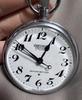 [USED] SEIKO pocket watch with white dial, steel