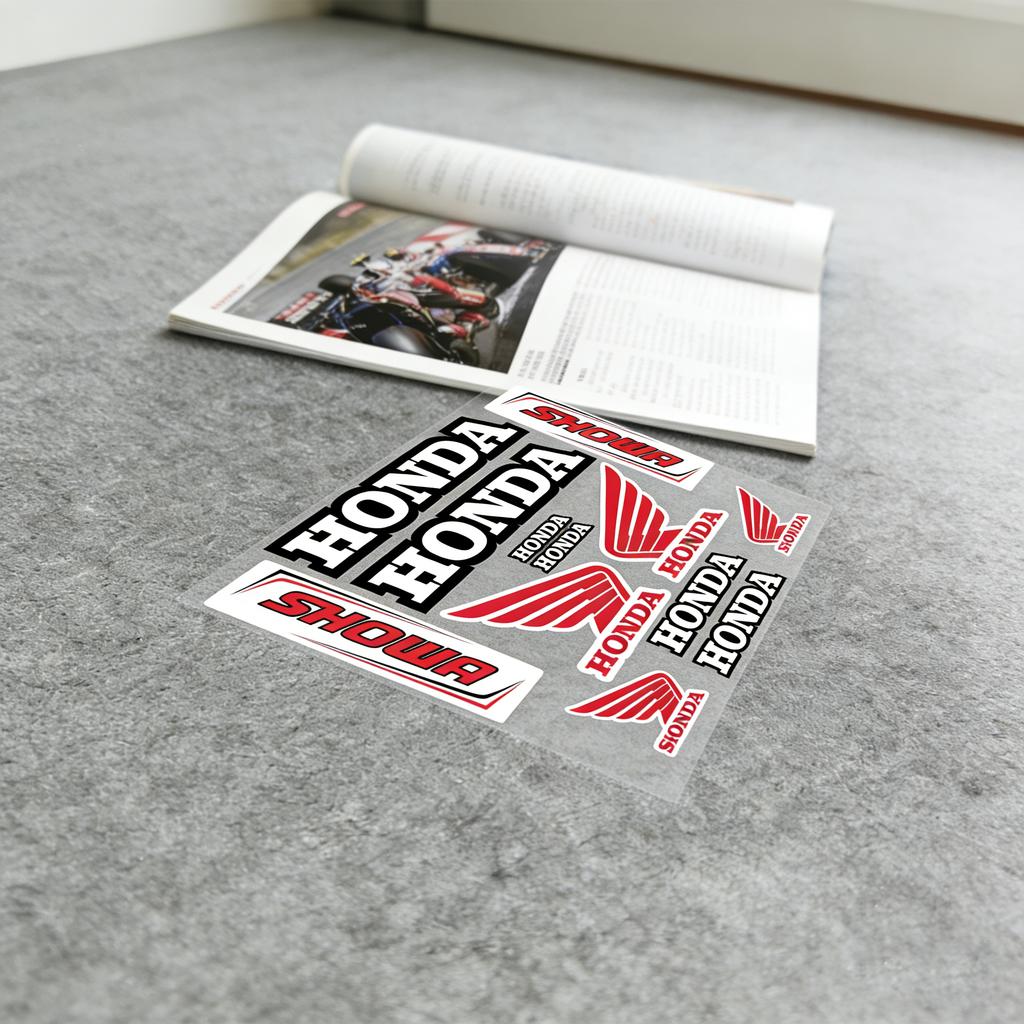 ydcr7 Stickers Moto Sticker Auto Body Bumper for Honda Windows Motorcycle Laptop Walls Vinyl Decal Car Tuning Accessories