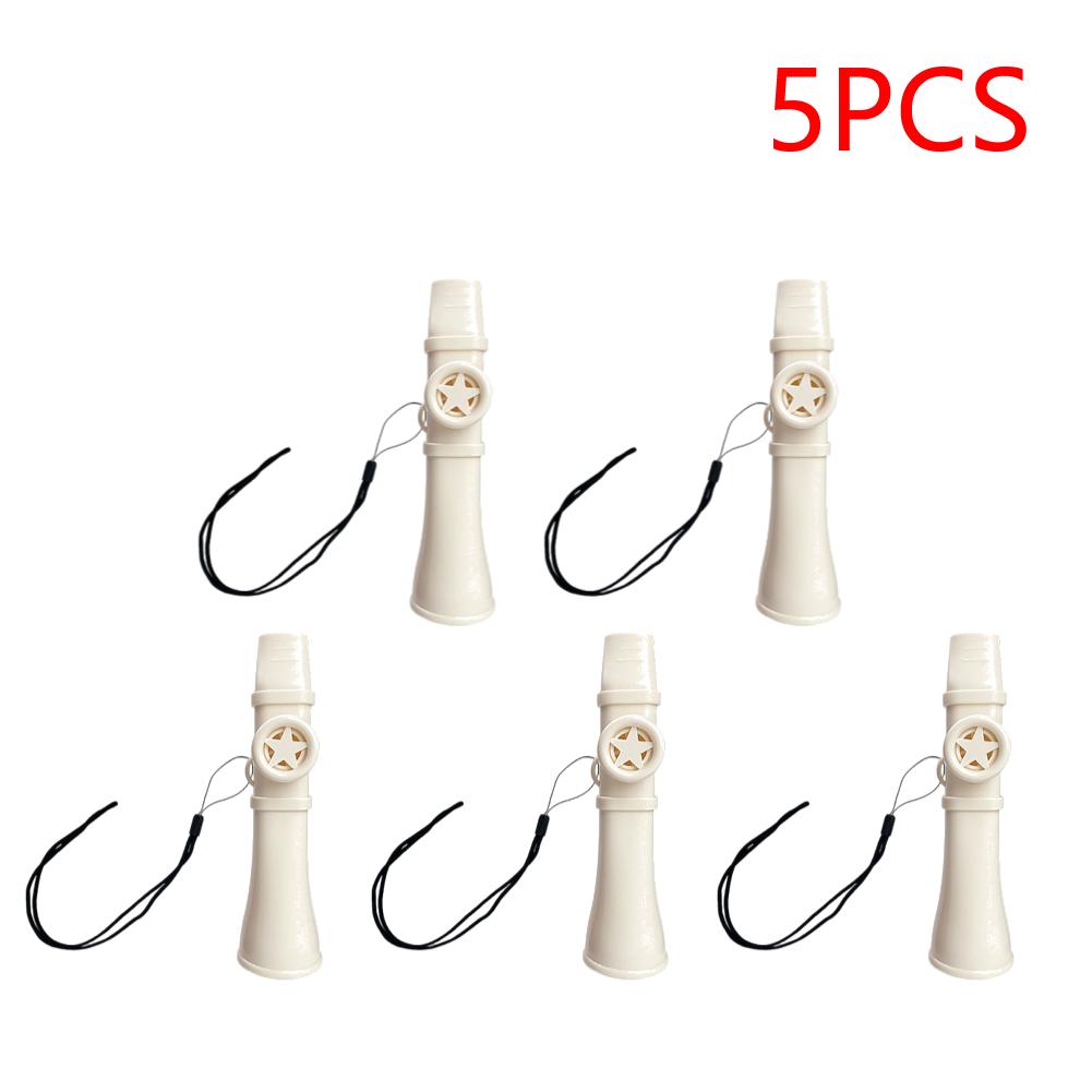 1-5PCS Small Kazoo with Lanyard Portable Musical Flute Adjustable Simple Kazoos Instrument for Adults Beginner Music Lovers