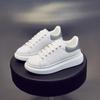 New versatile little white shoes female student Korean version thick-soled heightening women's casual shoes women's shoes 6