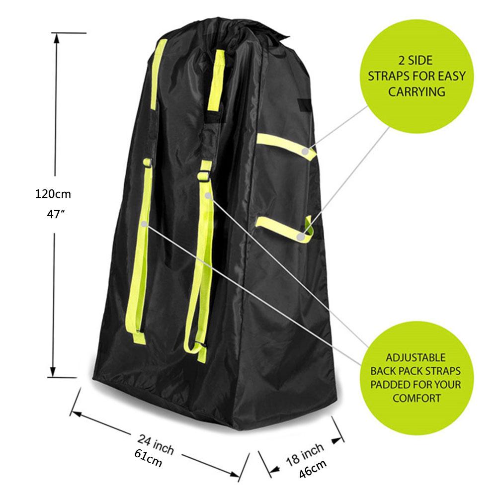 Stroller Bag for Airplane Travel Waterproof Gate Check Bag for Strollers Baby Stroller Cover Hands