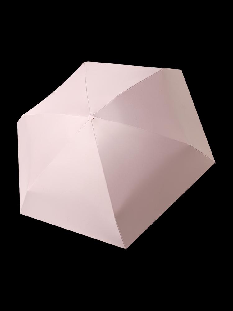 Mini 5-Fold Rain or Sun Umbrella: Compact, Thick, UV Protective Shade for Women