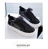 2026 Summer Women's Lace Mesh Canvas Shoes: Breathable, Versatile Style with Thick Sole
