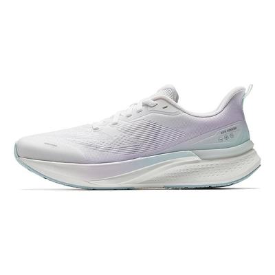 Hydrogen Run 7 Slip Resistant Abrasion Resistant Low Top Casual Running Shoes Women's White Purple 122525541-3