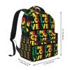 One Love Jamaica Rastafari Rasta Judah Löwe Flagge Reggae Rucksack Schüler Jungen Mädchen BuchTasche Schultasche Computer Umhängetaschen