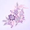 Delicate Flower Embroidered Patches Three-dimensional Clothes Patches  Wedding Dress