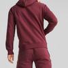 Puma Team Hoodie With Letter Print Long Sleeve Sweatshirt Men Hoodies Burgundy 625313-22