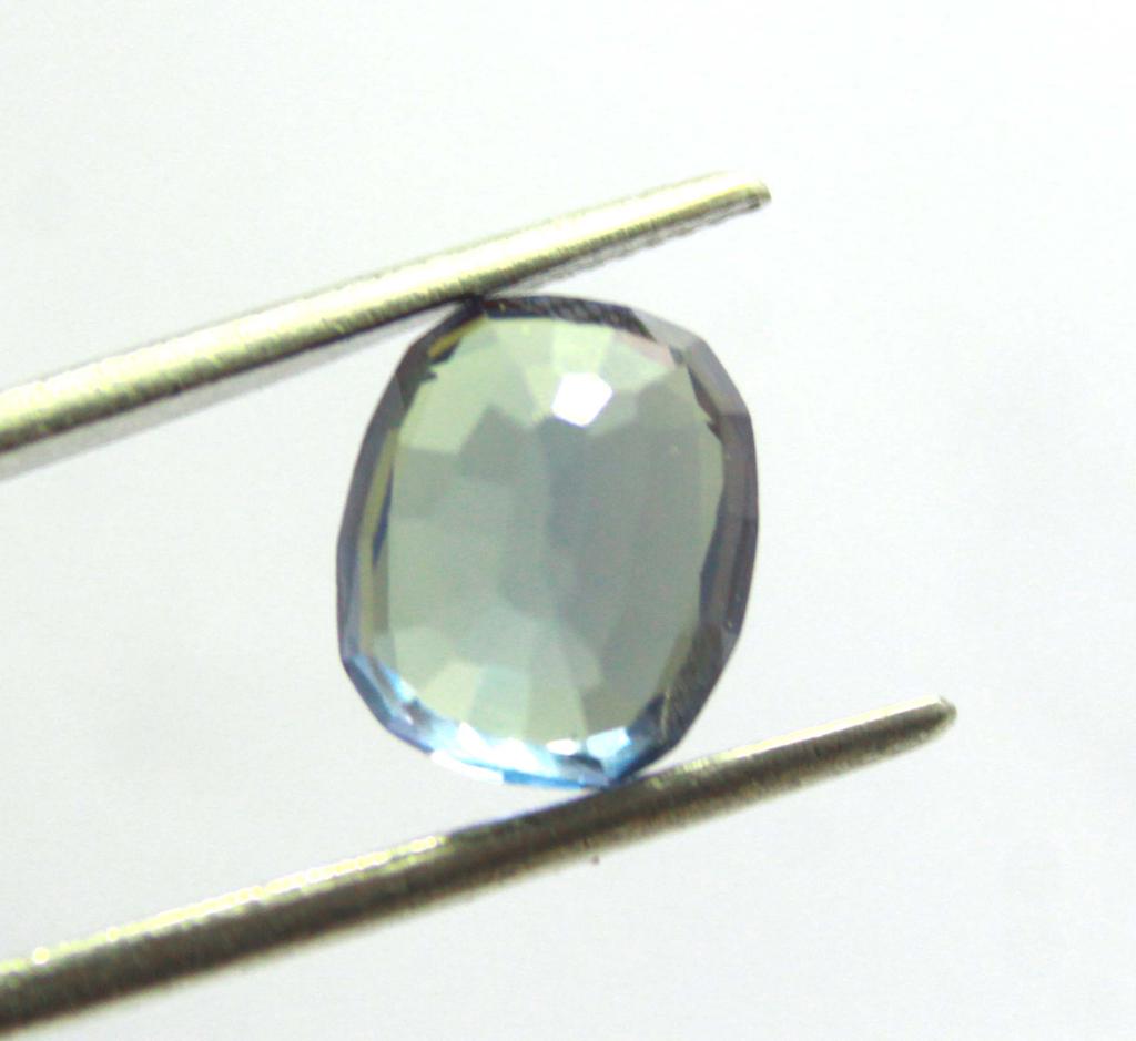 7.35 Carat Unique Quality Purple Alexandrite Cushion Shape Russia Certified Gemstone SN582