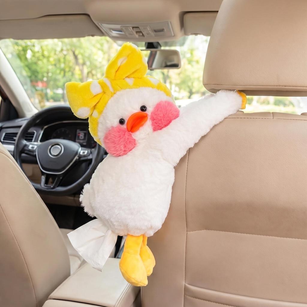 Creative Monkey Tissue Box Cover for Car - Cute Hanging Pull-Out Design