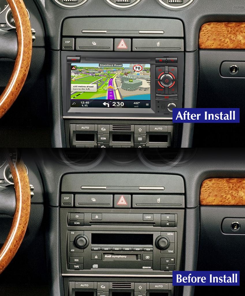 Trådløs Carplay Car Multimedia For A-udi A4 B8 B6 B7 S4 B7 B6 RS4 B7 SEAT Exeo Android12 Navigation DSP Wifi AutoRadio